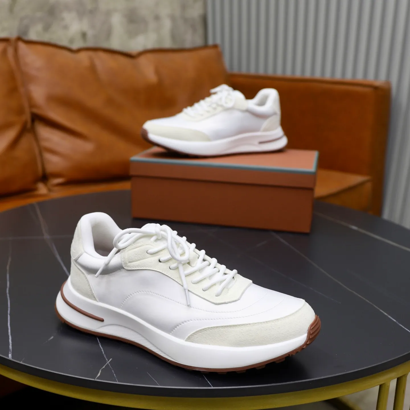 Ex-factory price: 462💰Loropiana LP men's shoes ♞size; 38-44 "45. Customized" original leather splicing. It is really easy to wear, lazy, relaxed, casual, perfect comfort, and there are many color choices, and they all look good with clothes. Is it true that Loropiana can bring social value? “Loropiana is the best thing money can buy”